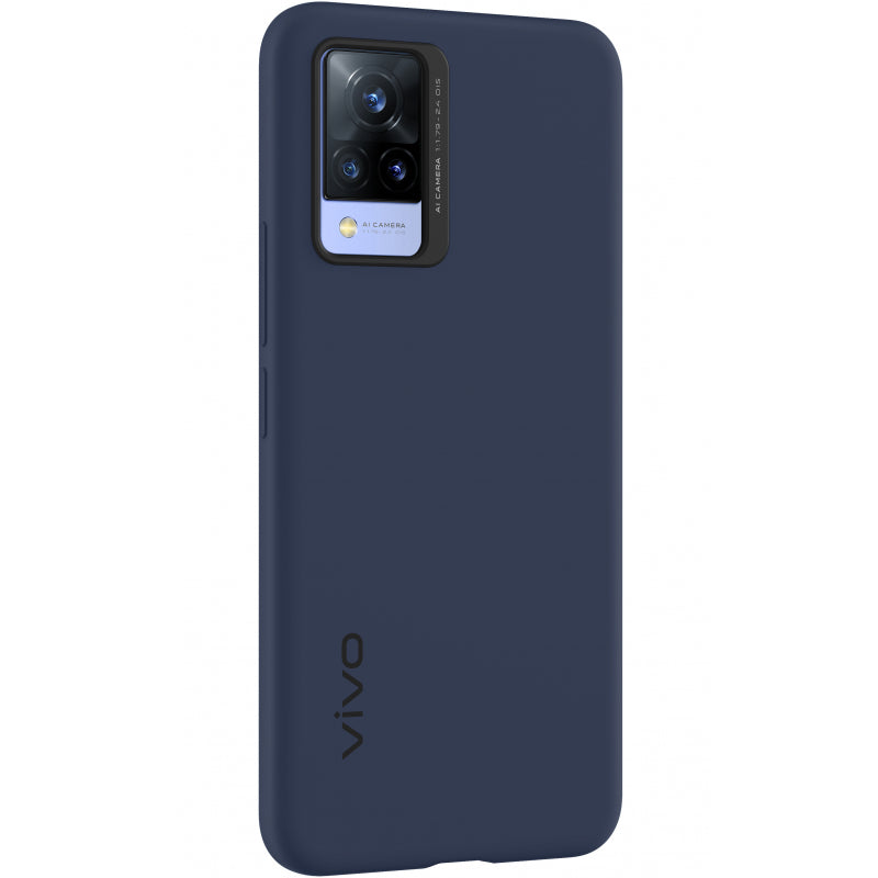 Husa pentru vivo V21 5G, Silicone Cover, Bleumarin 6000172