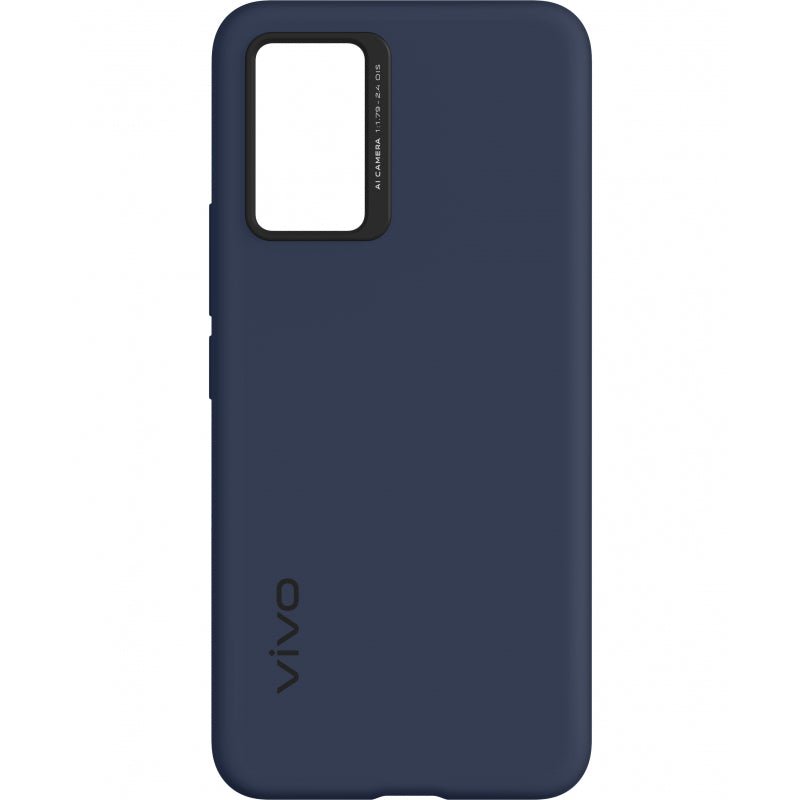 Husa pentru vivo V21 5G, Silicone Cover, Bleumarin 6000172