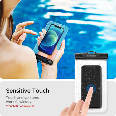 Husa Universala Waterproof pentru Telefon max. 3.5inch - 7inch, Spigen, A601, Set 2 buati