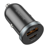 Incarcator Auto Borofone BZ22 Scenery, 30W, 3A, 1 x USB-A - 1 x USB-C