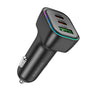 Incarcator Auto Borofone BZ28C Trophie, 60W, 3A, 1 x USB-A, 2 x USB-C