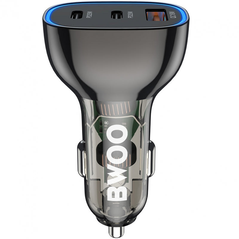 Incarcator Auto BWOO BO-CC96, 68W, 3A, 1 x USB-A - 2 x USB-C