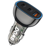 Incarcator Auto BWOO BO-CC96, 68W, 3A, 1 x USB-A - 2 x USB-C