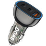 Incarcator Auto BWOO BO-CC96, 68W, 3A, 1 x USB-A - 2 x USB-C