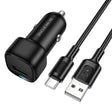Incarcator Auto Cu Cablu USB-C Borofone BZ34 Cloud, 18W, 3A, 1 x USB-A