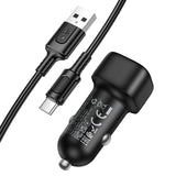 Incarcator Auto Cu Cablu USB-C Borofone BZ34 Cloud, 18W, 3A, 1 x USB-A