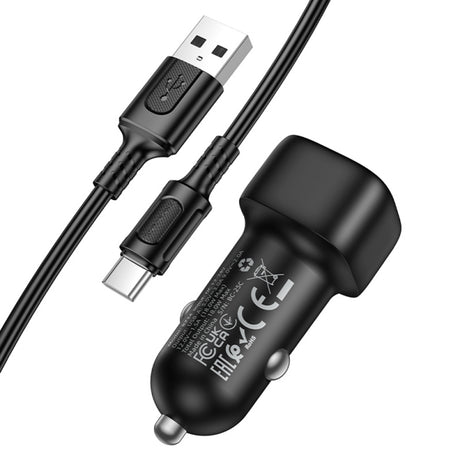 Incarcator Auto Cu Cablu USB-C Borofone BZ34 Cloud, 18W, 3A, 1 x USB-A