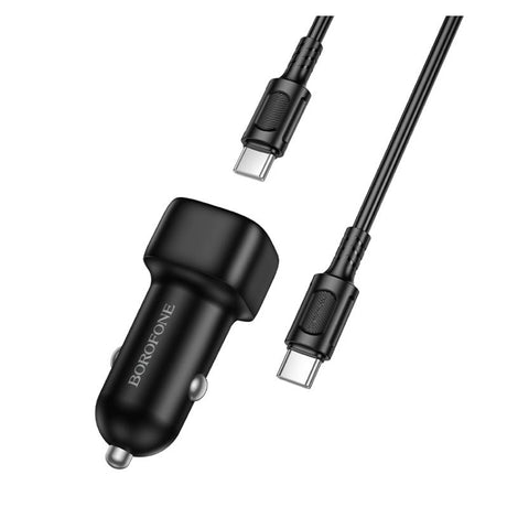 Incarcator Auto Cu Cablu USB-C Borofone BZ34A Cloud, 20W, 3A, 1 x USB-C