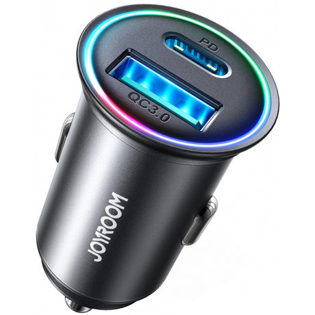 Incarcator Auto Joyroom JR-CCN04, 60W, 3A, 1 x USB-A - 1 x USB-C