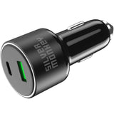 Incarcator Auto Silver Monkey SMA014, 100W, 3A, 1 x USB-A - 1 x USB-C