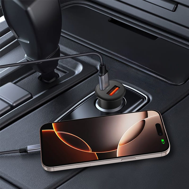 Incarcator Auto Tech-Protect CC02, 35W, 3A, 1 x USB-A - 1 x USB-C