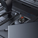 Incarcator Auto Tech-Protect CC03, 75W, 3A, 1 x USB-A - 1 x USB-C