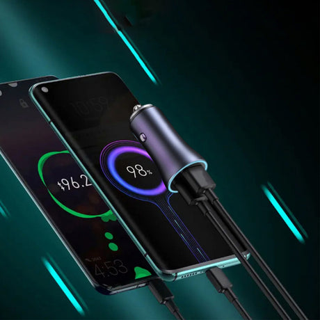 Incarcator Auto Techsuit C3 RescueVolt, 48W, 3A, 1 x USB-A - 1 x USB-C