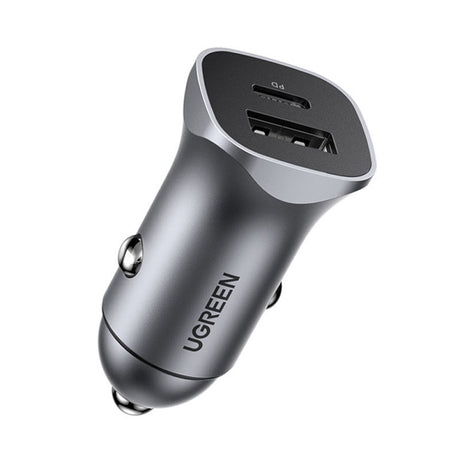 Incarcator Auto UGREEN CD130, 24W, 3A, 1 x USB-A - 1 x USB-C