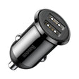 Incarcator Auto Baseus Grain Pro, 24W, 2.4A, 2 x USB-A, Negru CCALLP-01