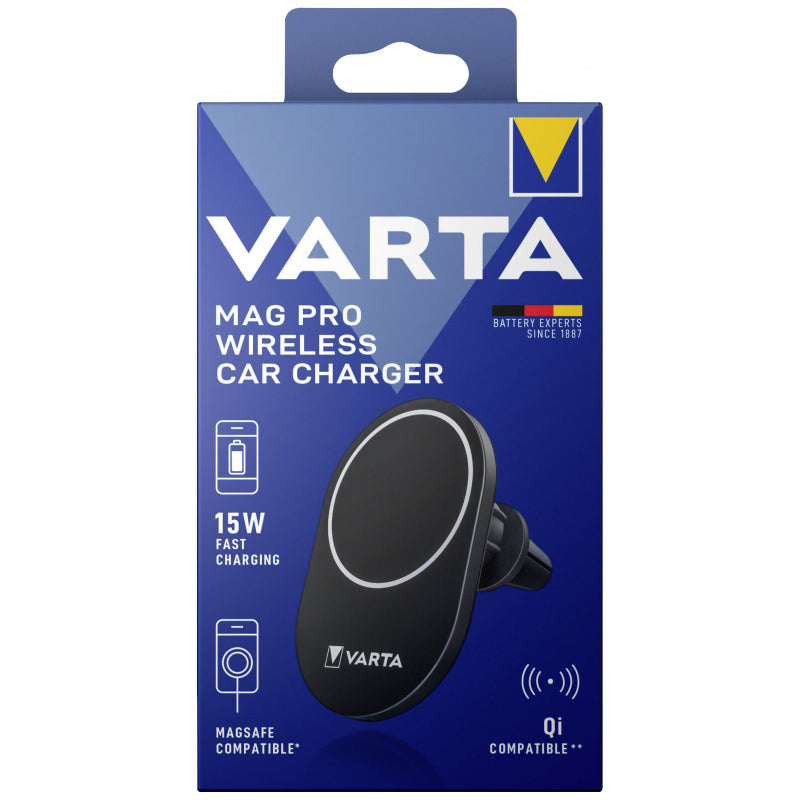 Incarcator Auto Wireless Varta Mag Pro Wireless, 15W, 1.67A