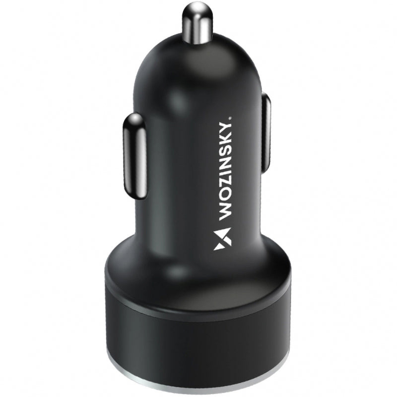 Incarcator Auto WZK WDCCAC, 36W, 3A, 1 x USB-A - 1 x USB-C