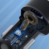 Incarcator Auto WZK WDCCAC, 36W, 3A, 1 x USB-A - 1 x USB-C