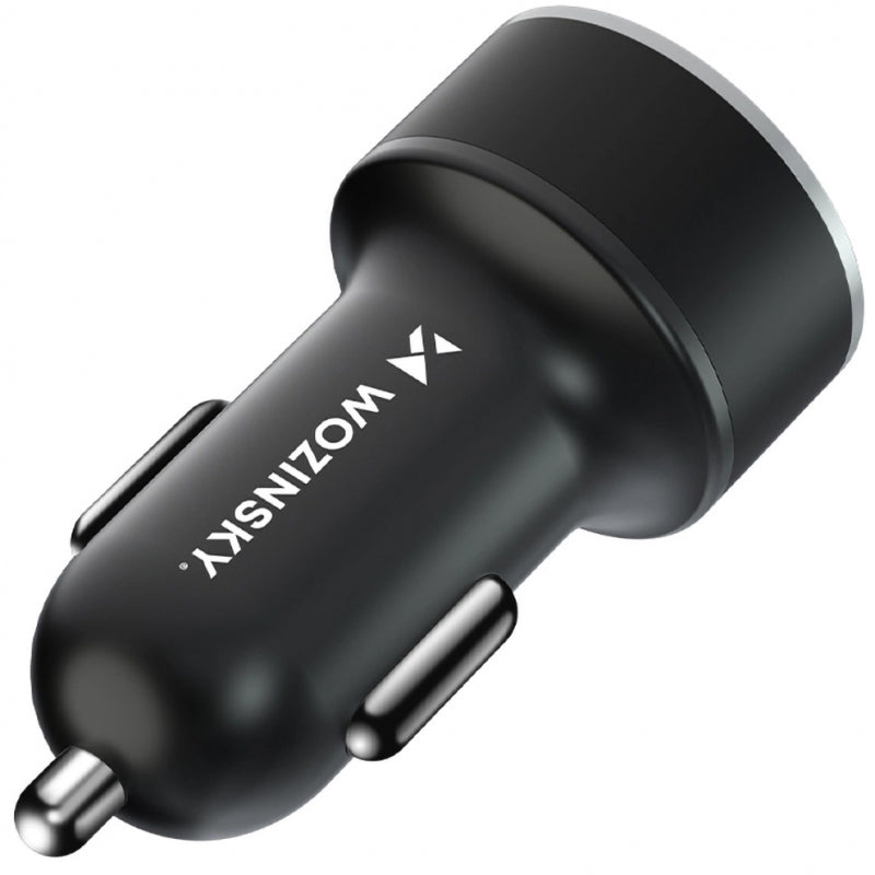 Incarcator Auto WZK WDCCAC, 36W, 3A, 1 x USB-A - 1 x USB-C