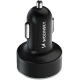 Incarcator Auto WZK WDCCB, 50W, 3A, 2 x USB-A - 2 x USB-C