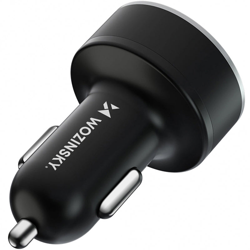 Incarcator Auto WZK WDCCB, 50W, 3A, 2 x USB-A - 2 x USB-C