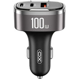 Incarcator Auto XO Design CC61, 100W, 3A, 1 x Lightning - 1 x USB-A - 1 x USB-C