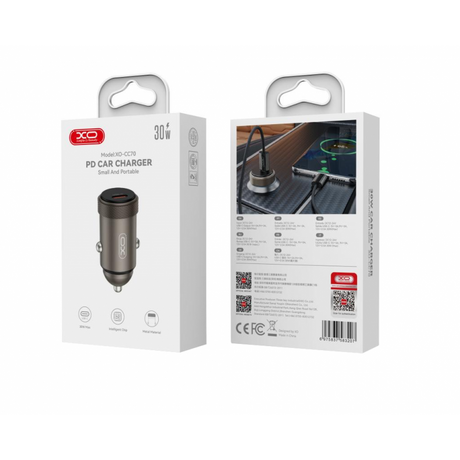Incarcator Auto XO Design CC70, 30W, 3A, 1 x USB-C
