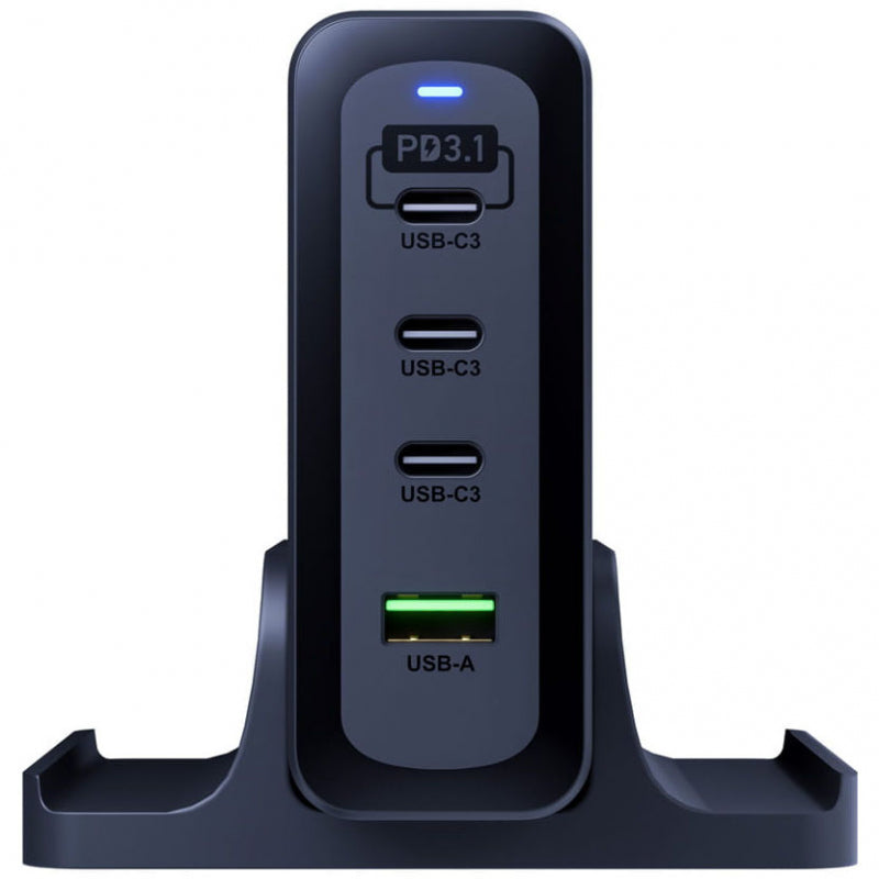 Incarcator Retea 3MK Hyper Station, 240W, 5A, 1 x USB-A - 3 x USB-C