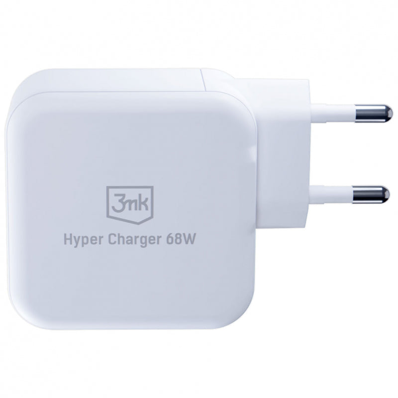 Incarcator Retea 3MK HyperCharger, 68W, 5A, 1 x USB-A - 1 x USB-C