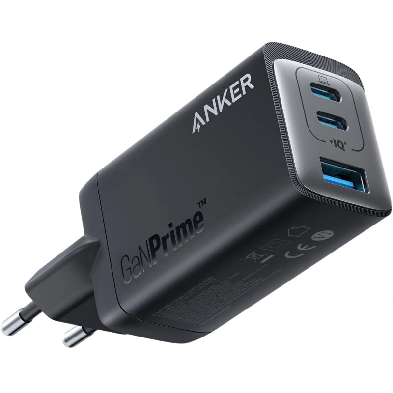 Incarcator Retea Anker 735 GaNPrime III, 65W, 3A, 1 x USB-A - 2 x USB-C, Negru A2668311