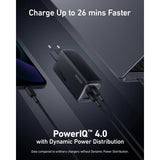 Incarcator Retea Anker 735 GaNPrime III, 65W, 3A, 1 x USB-A - 2 x USB-C, Negru A2668311