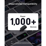 Incarcator Retea Anker 737, 120W, 5A, 1 x USB-A - 2 x USB-C, Negru, Resigilat