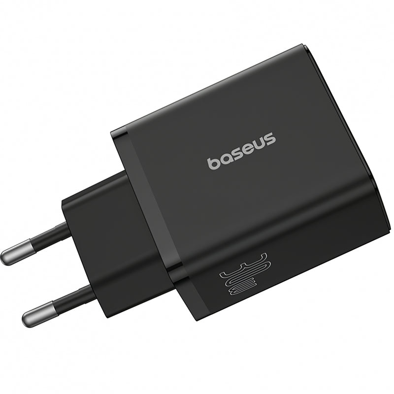 Incarcator Retea Baseus Cube, 30W, 3A, 1 x USB-C - 2 x USB-A, Negru P10111402113-00