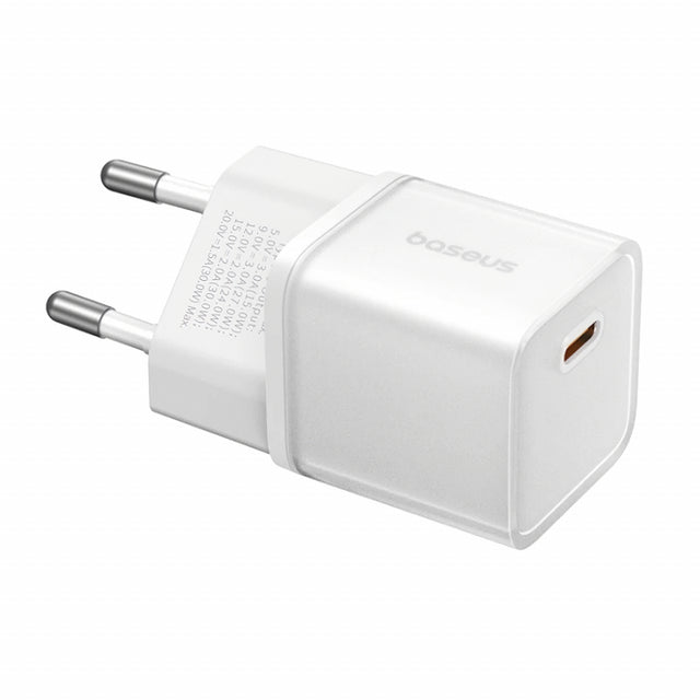 Incarcator Retea Baseus GaN5S, 20W, 3A, 1 x USB-C, Alb P10162503213-00