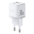 Incarcator Retea Baseus Palm, 30W, 3A, 1 x USB-A - 1 x USB-C, Alb P1011160A213-00