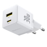 Incarcator Retea Baseus Palm, 30W, 3A, 1 x USB-A - 1 x USB-C, Alb P1011160A213-00