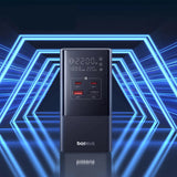 Incarcator Retea Baseus PowerCombo, 35W, 5A, 2 x USB-A - 2 x USB-C - 3 x Schuko, Negru E00023606113-00