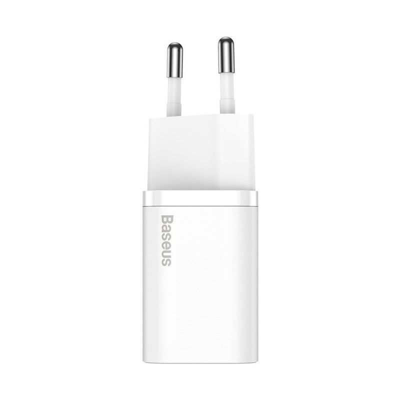 Incarcator Retea Baseus Super Si 1C, 30W, 3A, 1 x USB-C, Alb CCSUP-J02