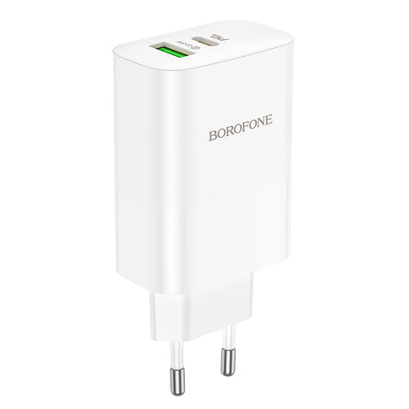 Incarcator Retea Borofone BN10, 65W, 5A, 1 x USB-A - 1 x USB-C