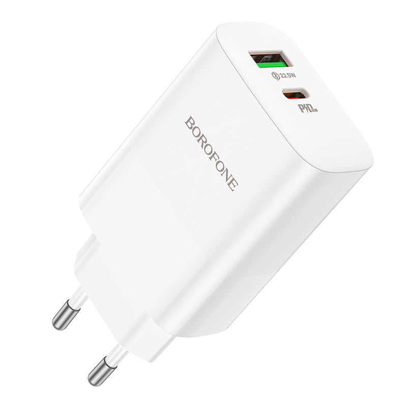 Incarcator Retea Borofone BN10, 65W, 5A, 1 x USB-A - 1 x USB-C