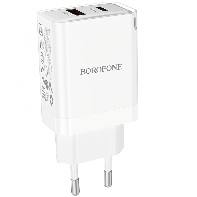 Incarcator Retea Borofone BN16 Tough, 45W, 3A, 1 x USB-A - 1 x USB-C