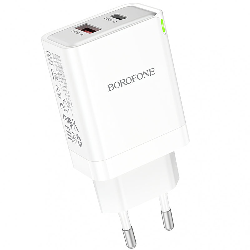 Incarcator Retea Borofone BN16 Tough, 45W, 3A, 1 x USB-A - 1 x USB-C