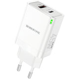 Incarcator Retea Borofone BN16 Tough, 45W, 3A, 1 x USB-A - 1 x USB-C