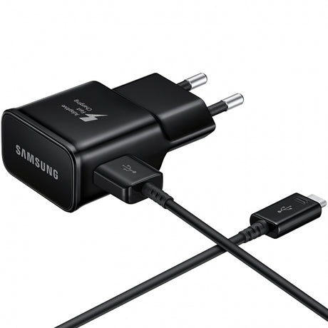 Incarcator Retea cu Cablu USB-C Samsung EP-TA200B + DG970BBE, 15W, 2A, 1 x USB-A, Negru GP-PTU020SOBBQ