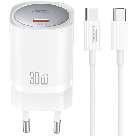 Incarcator Retea Cu Cablu USB-C XO Design CE20, 30W, 3A, 1 x USB-C