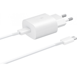 Incarcator Retea cu Cablu USB-C Samsung, 25W, 3A, 1 x USB-C, Alb EP-TA800XWEGWW