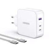 Incarcator Retea Cu Cablu USB-C UGREEN CD289, 140W, 5A, 1 x USB-A - 2 x USB-C