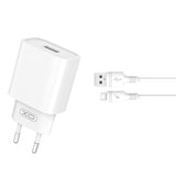 Incarcator Retea Cu Cablu USB-C XO Design CE02D, 18W, 3A, 1 x USB-