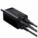 Incarcator Retea Cu Cablu USB-C Baseus GaN3 Pro, 65W, 3A, 2 x USB-A - 2 x USB-C, Negru CCGP040101