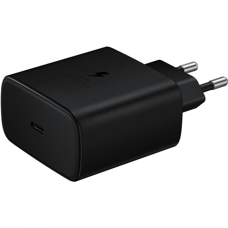 Incarcator Retea cu Cablu USB-C Samsung EP-TA845 + DW767JBE, 45W, 4.05A, 1 x USB-C, Negru GP-PTU020SOFBQ